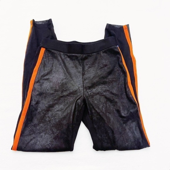 Highline Collective Orange Striped Black Legging Pants SZ XS - Picture 2 of 5